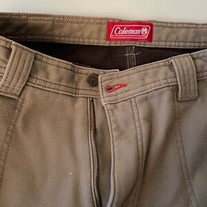 Coleman lined carpenter utility work pants